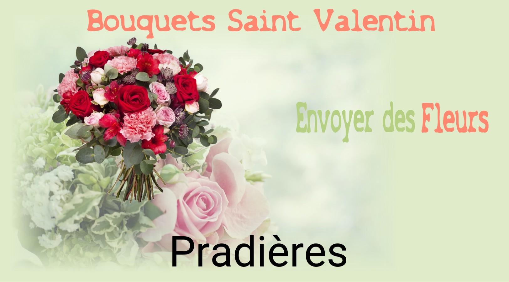 Roses de Saint-Valentin livrées à Pradières